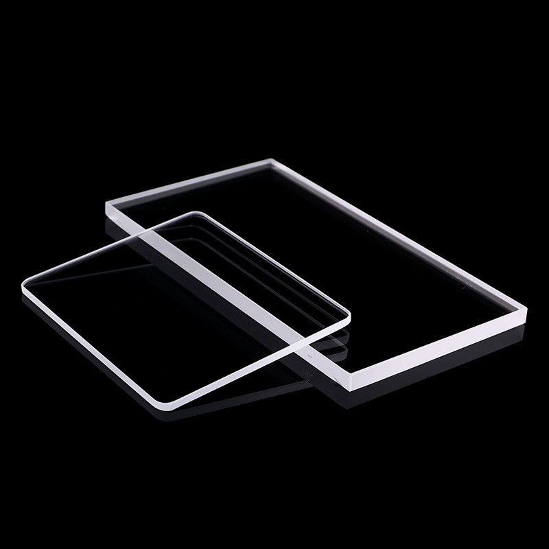 Fenêtres en verre optique de haute précision en silice fusionnée Fenêtre optique pour capteurs électroniques