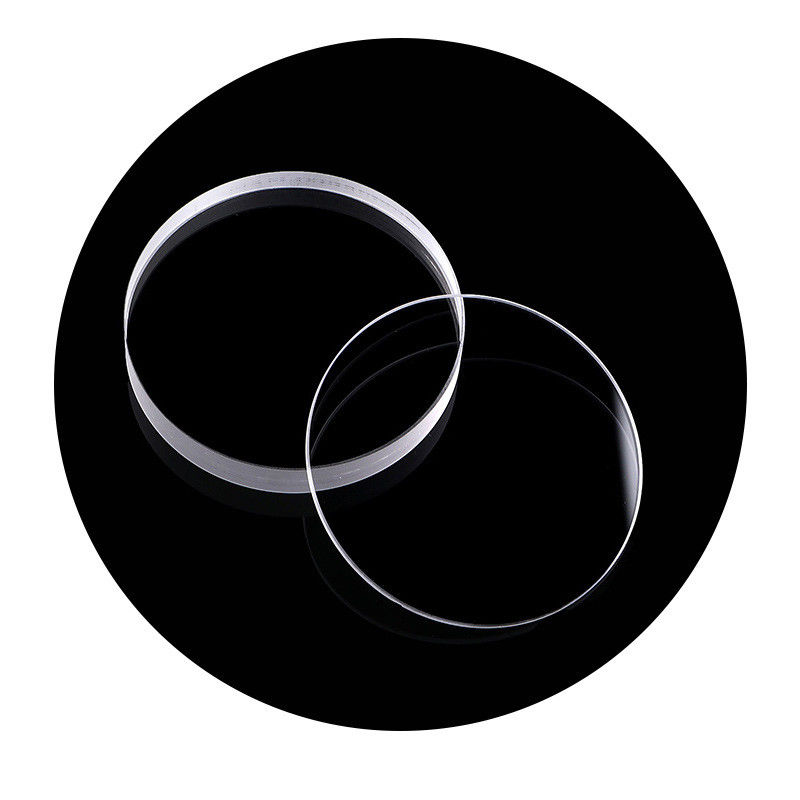 Fenêtres en verre optique de haute précision en silice fusionnée Fenêtre optique pour capteurs électroniques