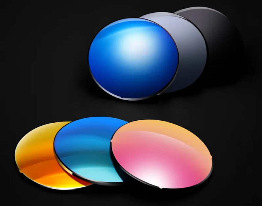 Filtres en verre optique rond personnalisables Filtres en verre coloré pour la séparation des couleurs